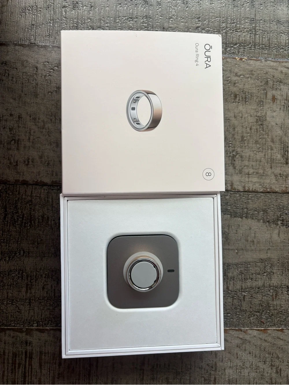 Oura Ring 4 Rose Gold Size 8